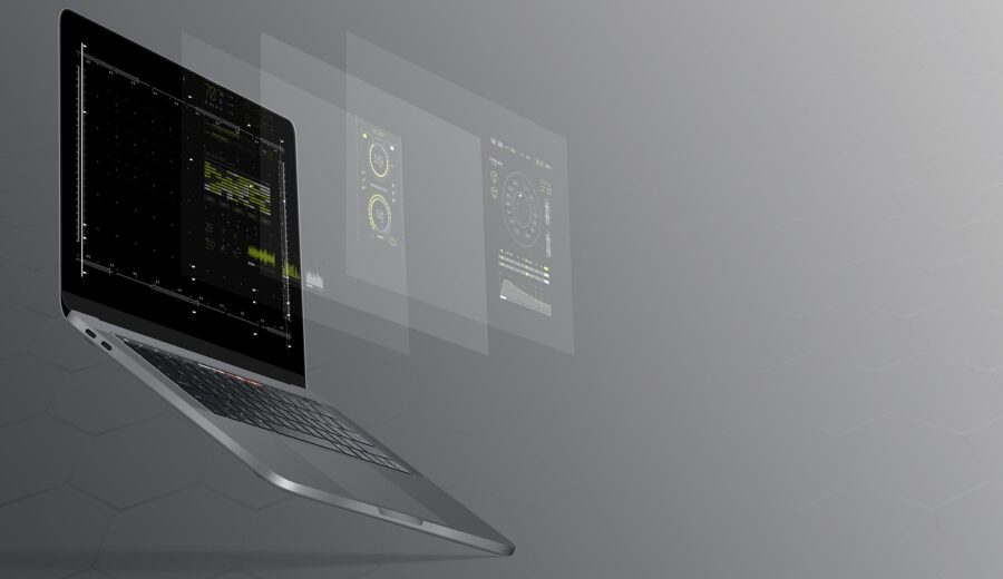 Illustration of a scroll-driven 3D portfolio with anthropic announces new claudepowered features