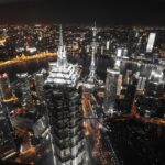 Biolite’s stakeable solar lights illuminating outdoor space